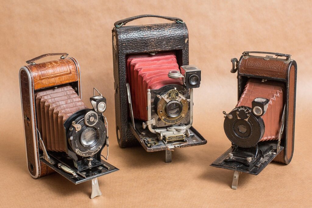 cameras, old, nostalgia, old cameras